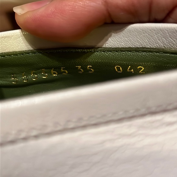 GUCCI SHOES HOUDAN PLATFORM WHITE LEATHER LOAFERS PUMPS w HORSEBIT - Picture 10 of 14